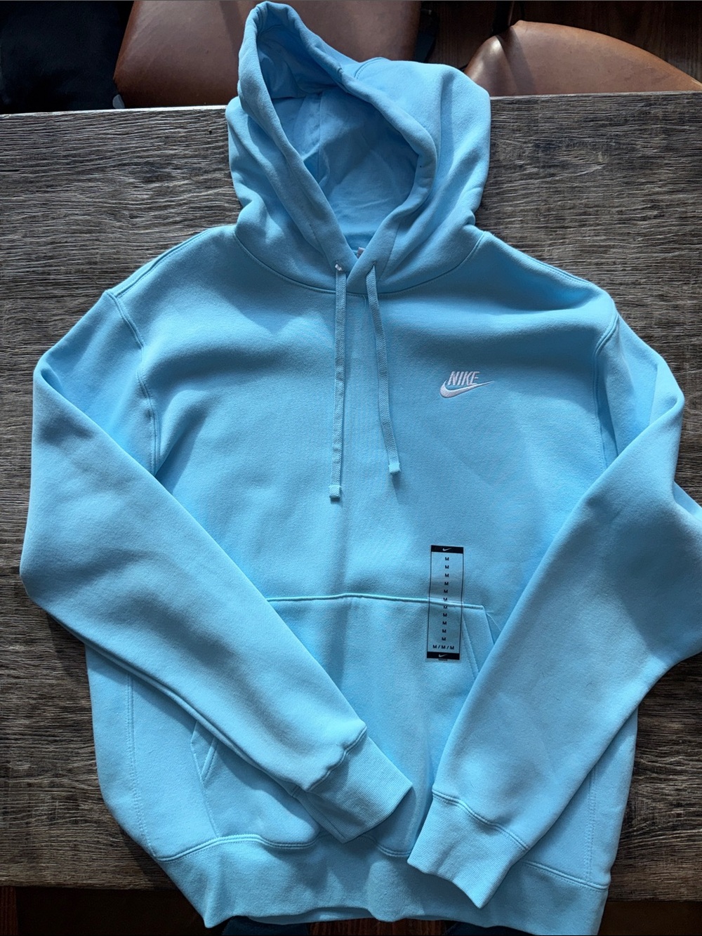 Nike Men’s Light Blue Pullover Hoodie NWT